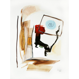 „Irgendwo“ – Abstraktes Porträt mit philosophischer Note