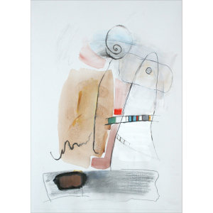 „Klang 7“ – Abstrakte Figurative Kunst mit Bauhaus-Elementen