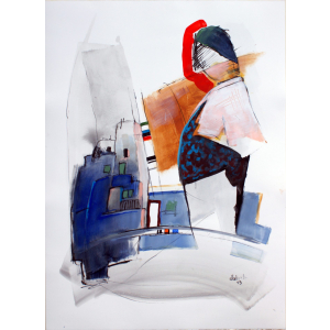 „O-T-1“ – Abstrakte Figurative Kunst mit urbanen Elementen