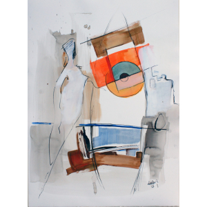 „O-T-5“ – Abstrakte Figurative Kunst mit lebendigen Formen