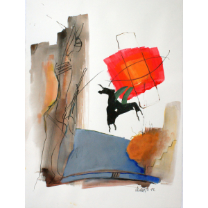 „Pegasus“ – Abstrakte Mythenkunst mit lebendigen Formen